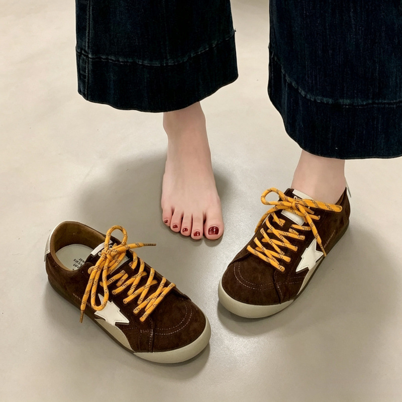 Retro color-blocked German training shoes, white sneakers for women, 2025 new autumn sports casual shoes, versatile Forrest Gump shoes