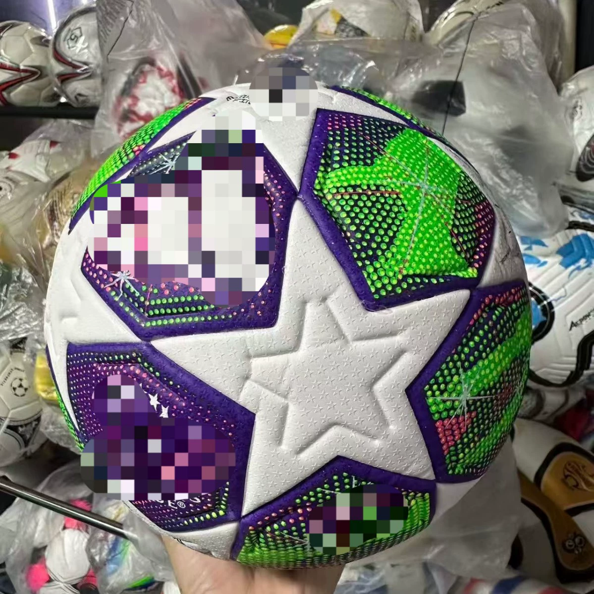 Заводская оптовая цена мяча для футбола Premier League Champions League Pentagram World Cup детская тренировочная одежда из PU кожи с клеем