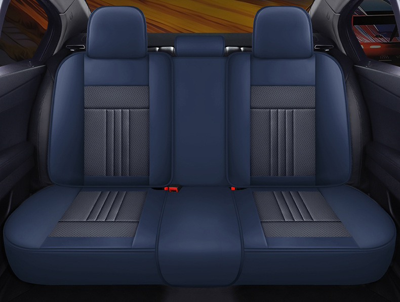 New Car Seat Cover All-Inclusive Full Leather Four-Season Universal Seat Cushion Special Nappa Leather Seat Cover Breathable Cushion Wholesale