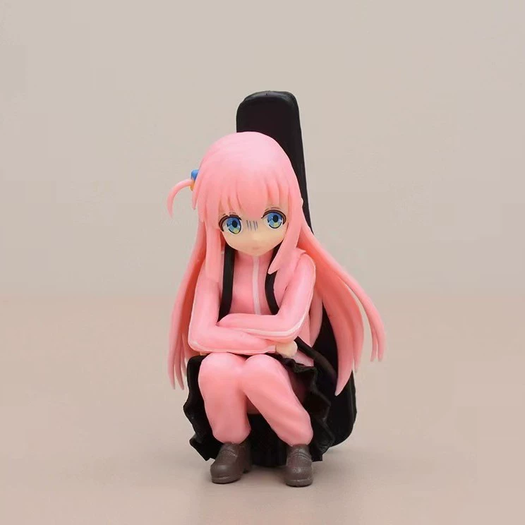 Handmade Goto Doll (Squatting Pose), Two-Faced Changeable Expression, Car Ornament