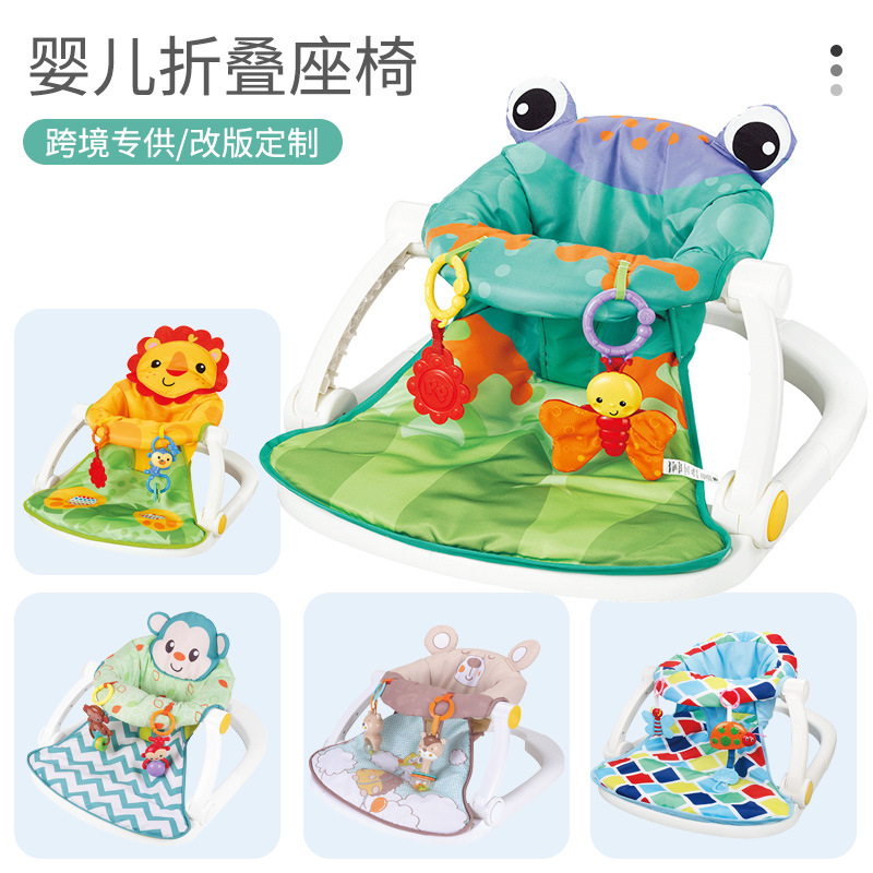 Nuevos juguetes transfronterizos asiento para bebés recién nacidos silla plegable con pedal juguetes para dormir
