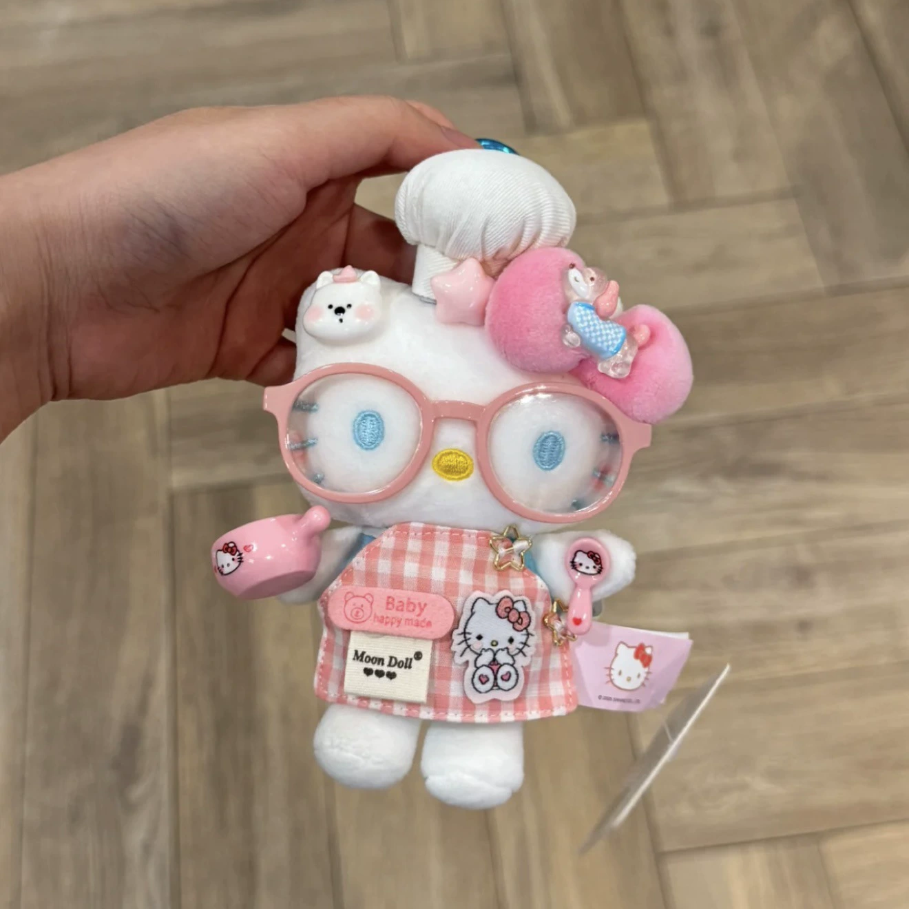 Hello Kitty, sanrio, оригинальная плюшевая подвеска, кукла, брелок, украшение сумки
