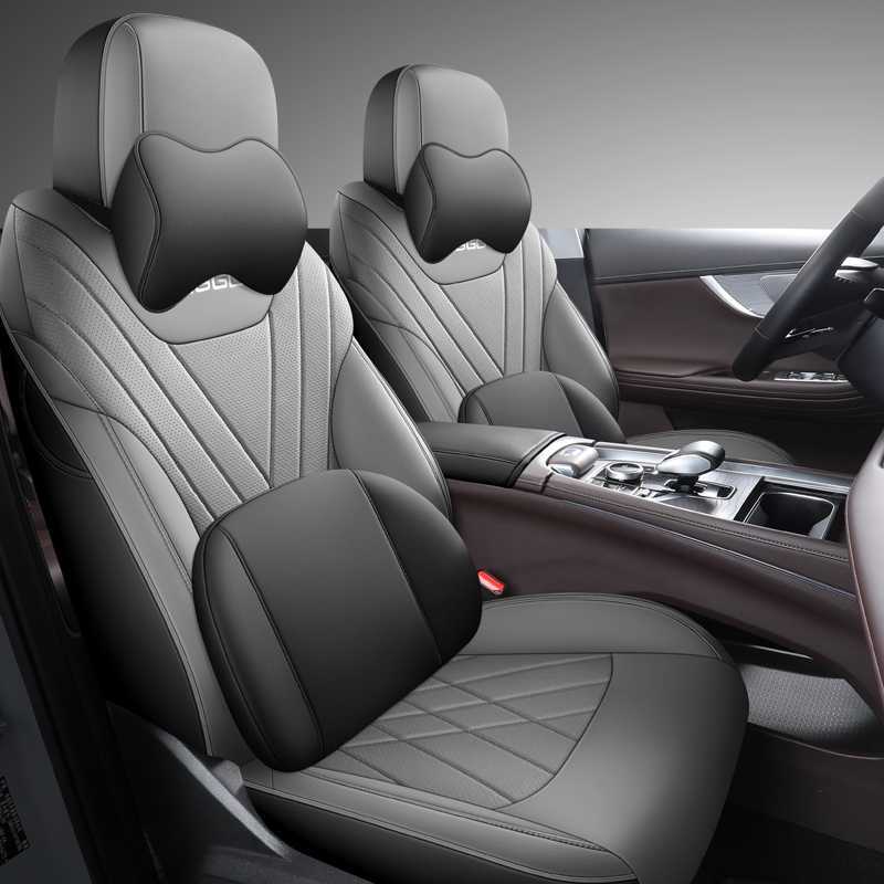 Modelə uyğun (Original) oturacaq örtükləri: Chery Car Seat Cushion - black-gray-memory-foam-edition-note-car-model-year-5-seater