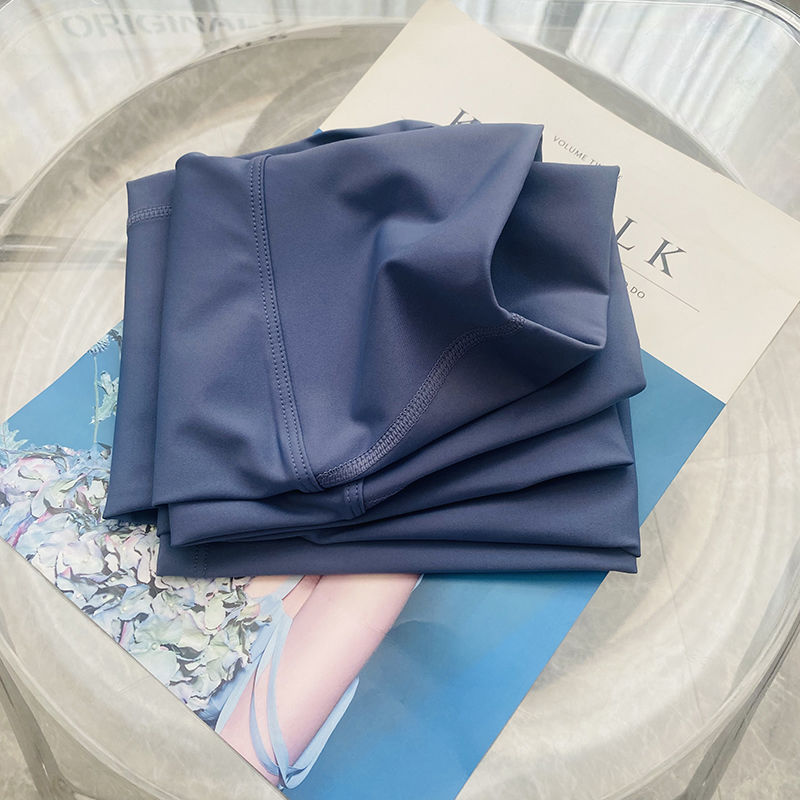 Lulu pantalones nude de color crema cintura alta Levantamiento de cadera sin vergüenza línea pantalones de yoga pantalones cortos de secado rápido