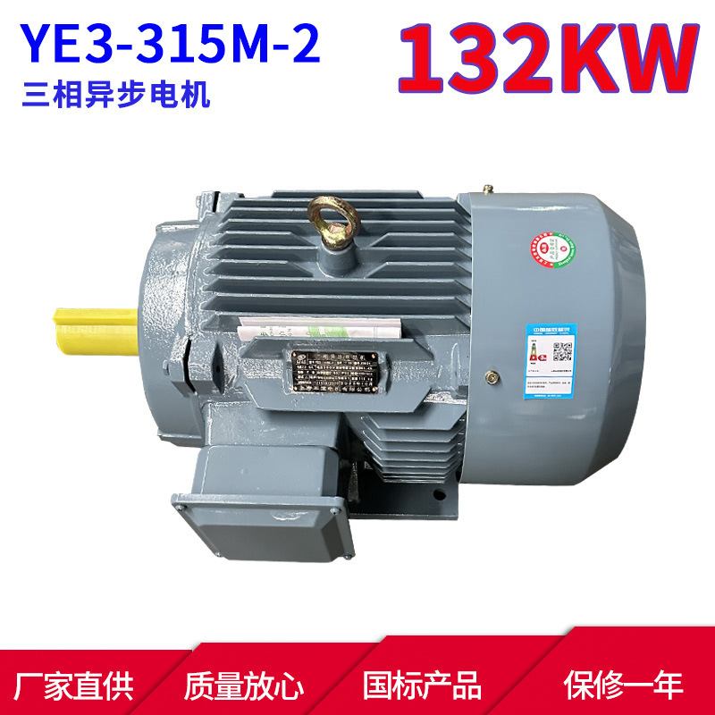 YE3系列马达三相异步电动机YE3-315M-2 132KW 2极三相异步电机
