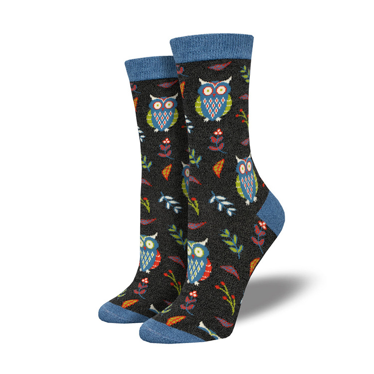 Description Picture 3 of itemFunny Cartoon Animal Crew Socks Creative Dog Fox Tiger Owl Design Unisex Socks Men Women One Size Fashion Cotton Socks Wholesale