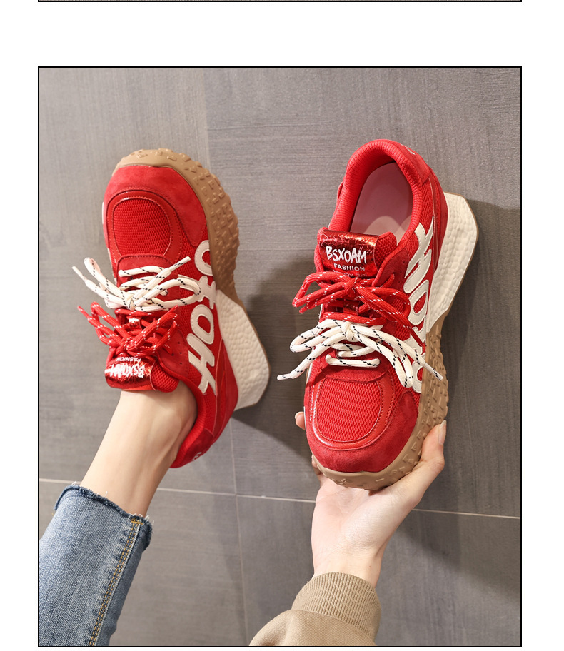 Giày sneaker nữ đế dày lưới thoáng khí phong cách cổ điển — màu sắc chi tiết 12