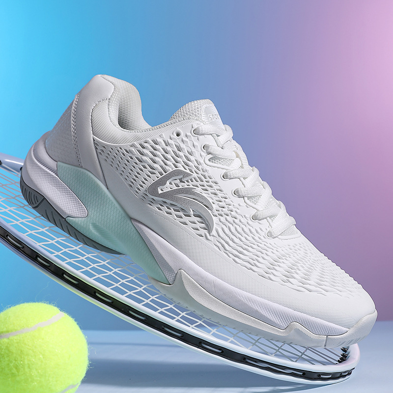 Tennis Shoes Shock-Absorbing and Wear-Resistant Sports Shoes Lightweight Non-Slip Tennis Shoes Men's and Women's Training Shoes