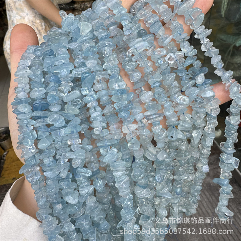 海宝青砕石不規則穴付きチェーンdiyアクセサリーアクセサリー半製品部品散珠量が大きい価格が優れている|undefined
