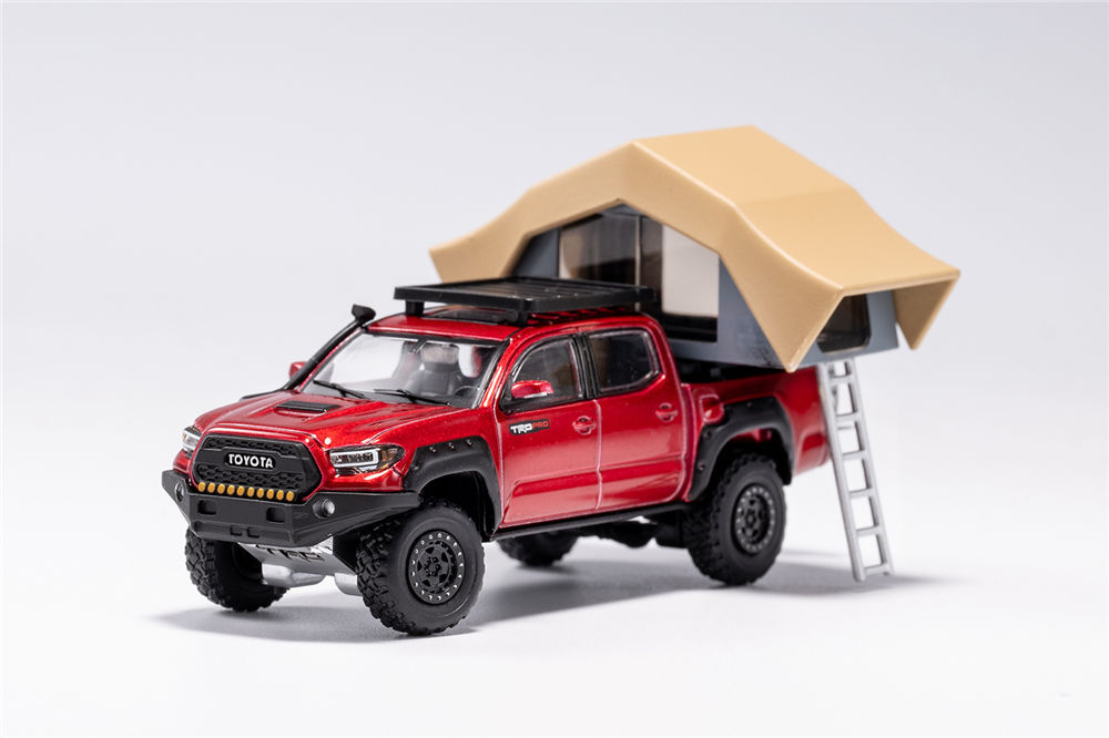 Modèle Réduit 1:64 Toyota Tacoma Camping-car GCD - Noir - Édition Limitée 2025 - Neuf