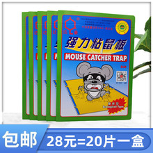 达豪强力粘鼠板B4型老鼠胶灭鼠神器老鼠贴加大款粘小老鼠家用