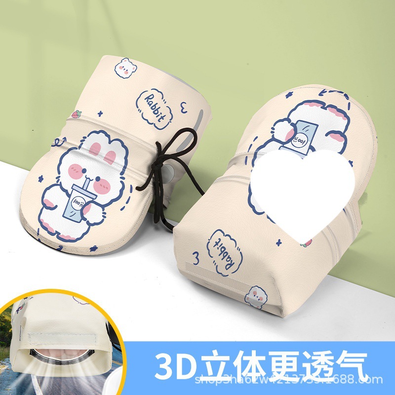 여름 스타일 - 용골 장갑 - 밀크티 버니