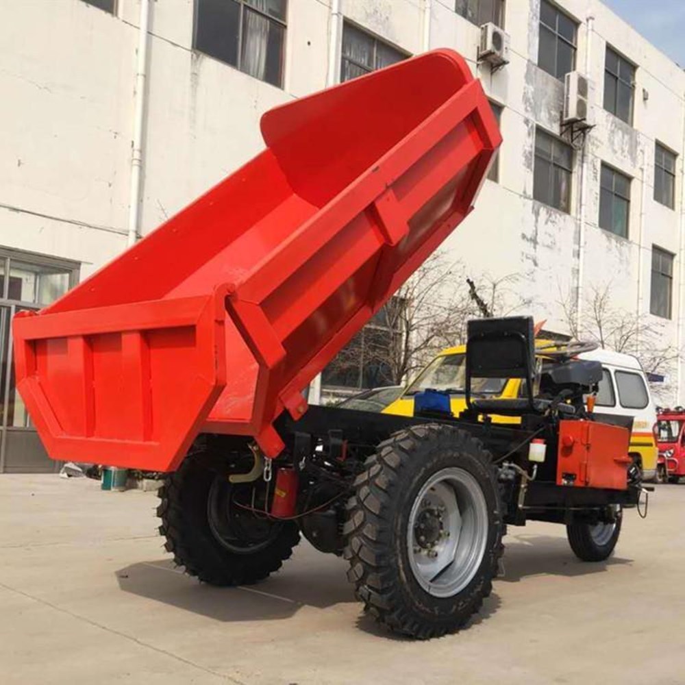 工程翻斗运渣车  工地砂浆运输液压自卸车   高低速爬坡三马子
