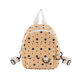 Corduroy mini backpack 2024 new large capacity Student Fashion simple personalized travel small backpack wholesale
