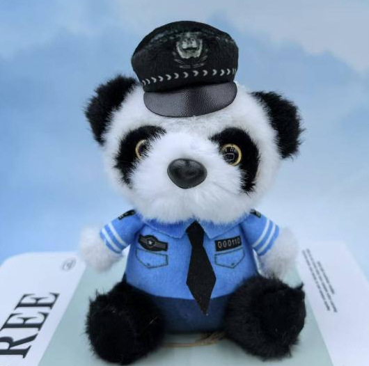 熊猫警察 / 精品4寸多颜色的随机发[单款20起批】