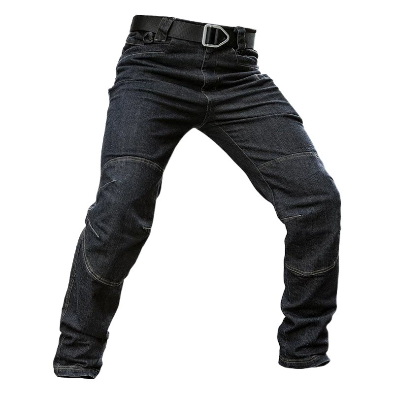 Черные тактические джинсы