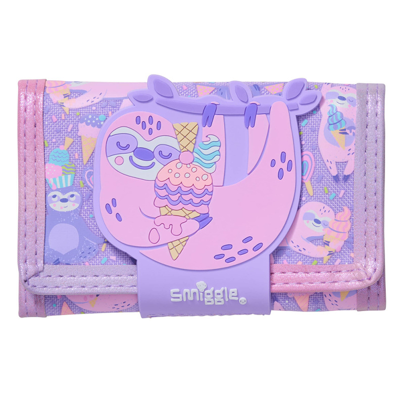 Australia smiggle estudiante titular de la tarjeta de la cartera de los niños plegable macho y hembra bus de dibujos animados titular de la tarjeta de regalo de cumpleaños