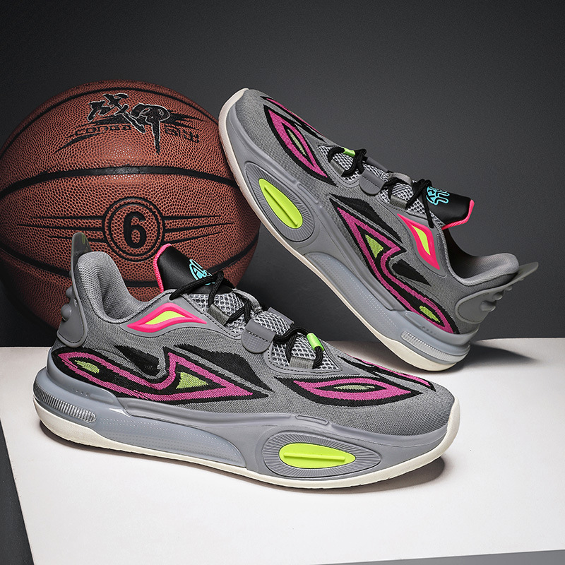 Nuevos zapatos de baloncesto de alta calidad 11 zapatos de baloncesto masculinos deportivos resistentes al desgaste de los estudiantes zapatos de correr transpirables bajos image 7