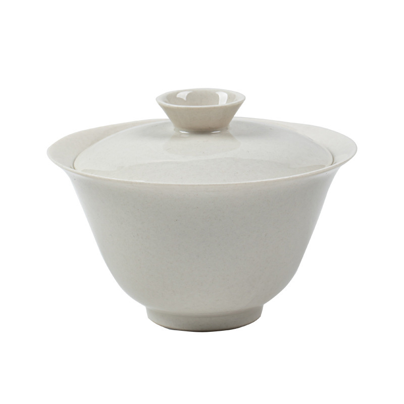 草木灰古泥は口を傾けて碗の文人の器の工夫の茶器の陶磁器の薄い胎をかぶせないで手を温めてお茶の碗を入れます。|undefined