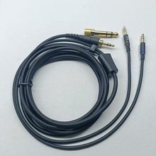 适用拜亚动力T1 T2 T5，D7100 双3.5插针耳机音频线升级线连接线
