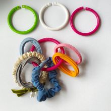 厂家直供塑料开口环活业圈装订圈塑胶圈PE环彩色识字卡扣玩具环