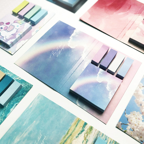 Creative Combination Post-it Note Set Cute Girly Heart Note N Times Post-It Note Pad Can Paste 325 Sheets