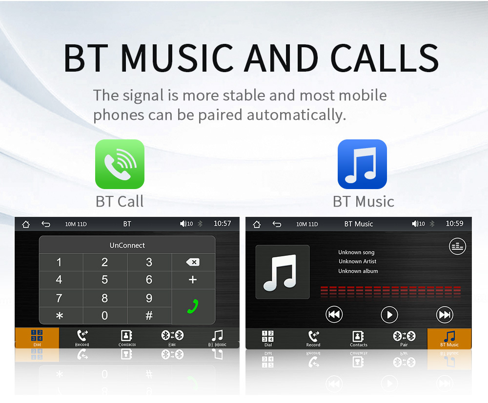 Cross-Border 7inch Portable In-Car Screen Bluetooth Mp5 Player High-Definition Large Screen Wireless Carplay Car Navigation