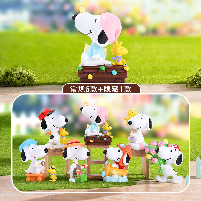 新型のパンダの楽悠悠の漫画のブラインドの箱のデスクトップの装飾の小さい置物の2次元の贈り物のメーカーの直接販売のおもちゃ