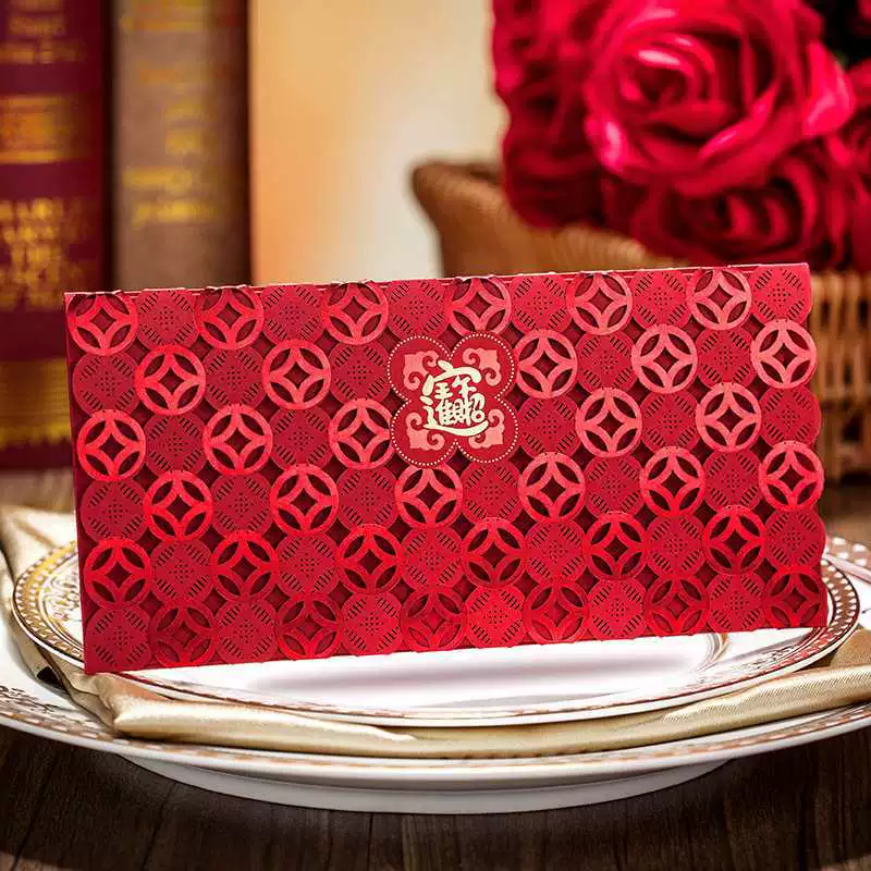 Red envelope 2022 new style red envelope wedding banquet wedding gift gold bag bonus bag universal wedding change housewarming