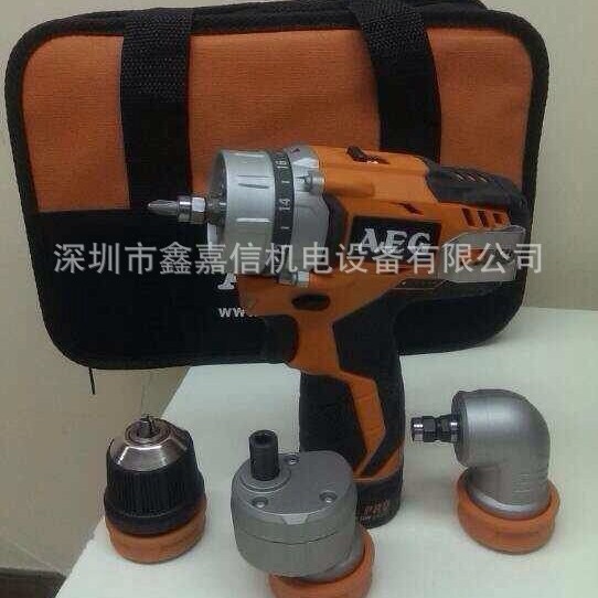 现货批发零售德国AEG可换头充电式起子电钻BBS12C2LI