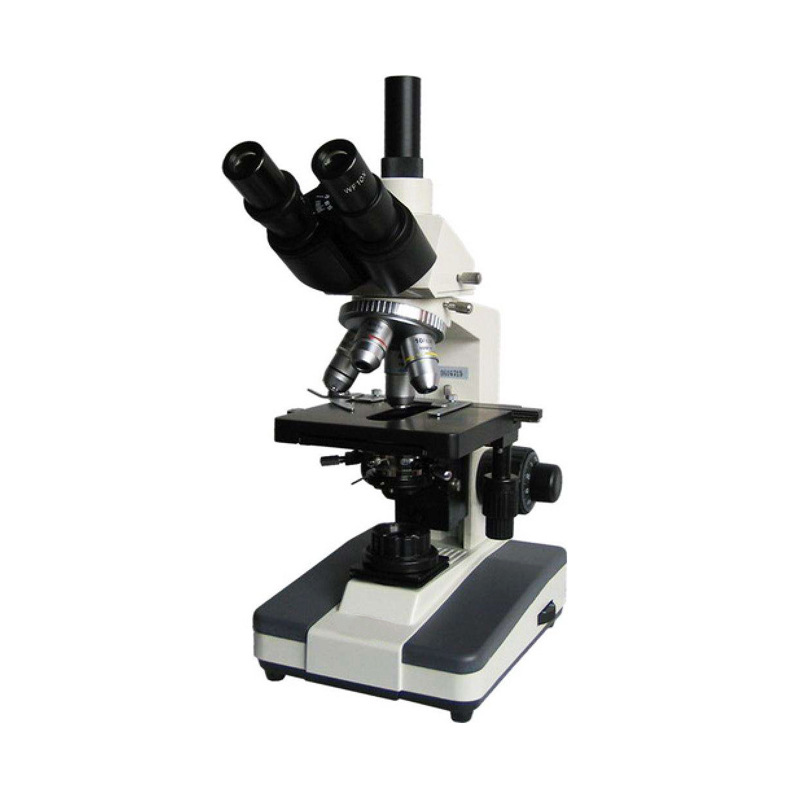三目生物显微镜1600倍生物显微镜可选电子目镜连电脑摄像头