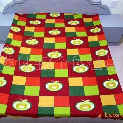 厂家供应印花双面绒 纯色拉毛绒面料批发量大从优