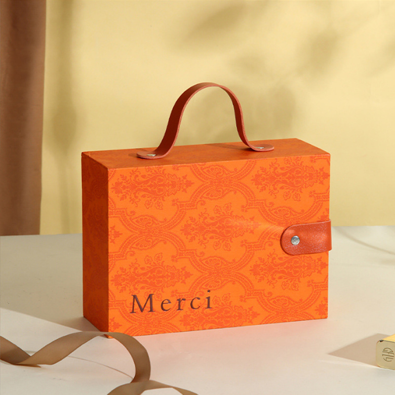 오렌지 * 스몰 사이즈: 19*14*7.5 (휴대용 서랍 상자)