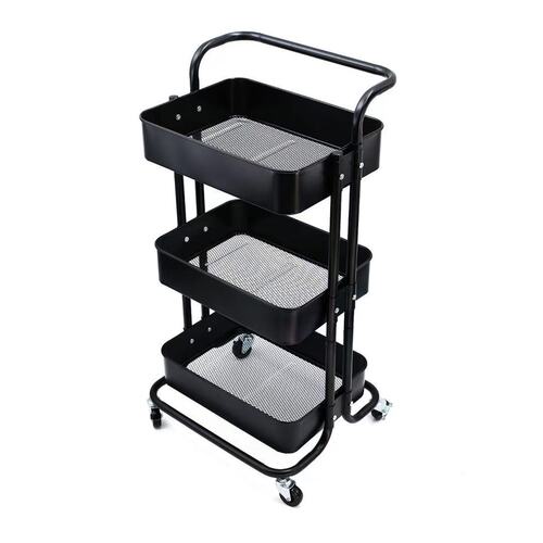 Home Portable Storage Cart for Hairdressing and Nail Tools, Multi-layer Rolling Caddy, Beauty Salon Hand Cart