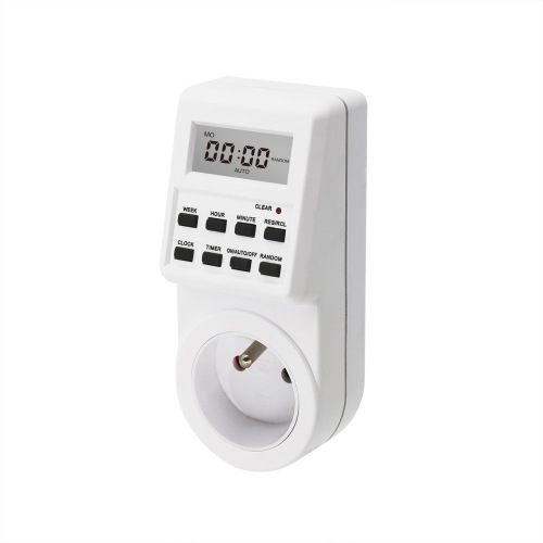 French small screen timer switch smart socket timer socket household multi-function timing socket