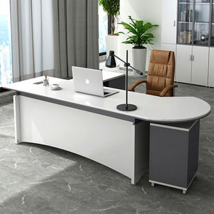 Boss Desk Office Desk and Chair Combination Manager Desk Supervisor Desk Simple Office Furniture President Desk Executive Desk