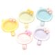 Cute Cartoon Cat Small Mirror DIY Cream Phone Case Resin Accessories Handmade Hairpin Headline Jewelry Material