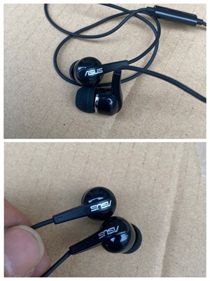 Wholesale ASUS asus Phone Headset Original quality In ear drive-by-wire Microphone Foxconn OEM