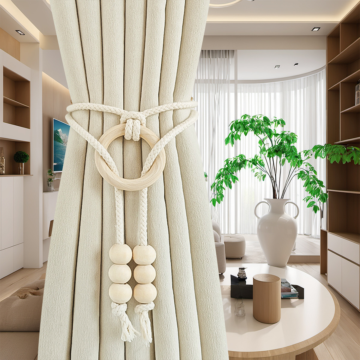 Coreano ins clip cortina correa decoración transfronteriza nuevo clip cortina tridimensional fábrica al por mayor SHEIN stock