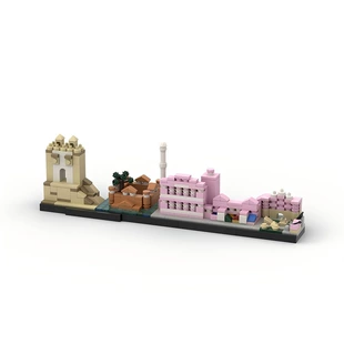 Конструктор MOC-262107: панорама Джайпура