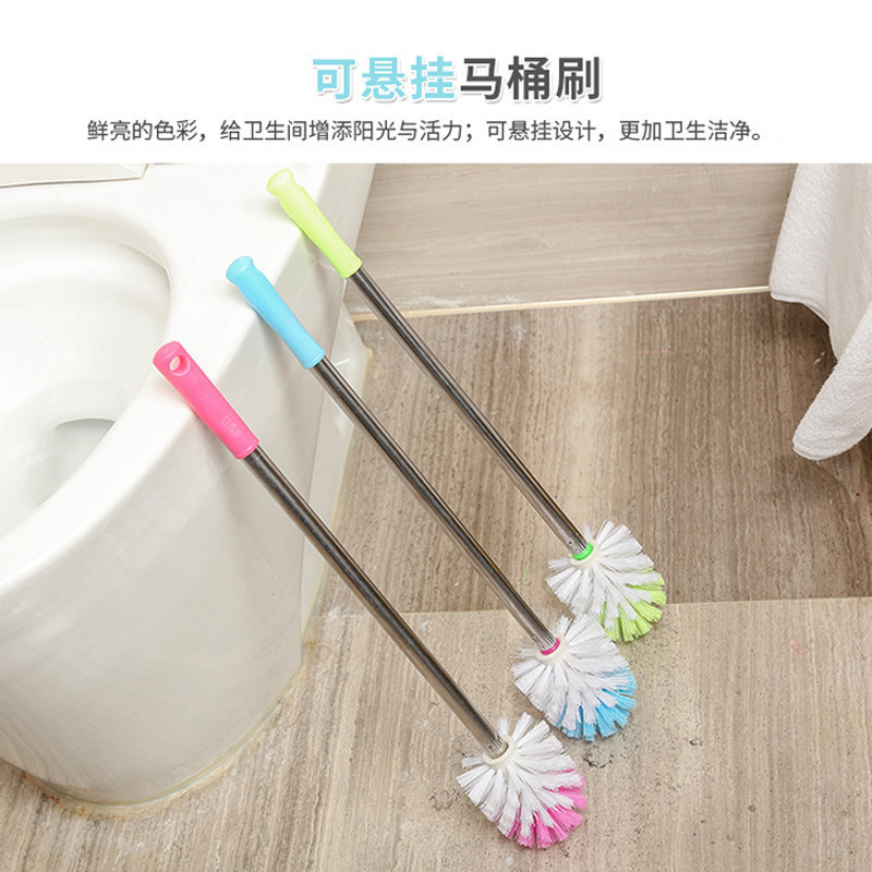 Thickened Rod Long Handle Toilet Brush Stainless Steel Toilet Brush Bathroom Cleaning Brush No Dead Ends Decontamination Cleaning Toilet Brush Thickened Rod Long Handle Toilet Brush Stainless Steel Toilet Brush Bathroom Cleaning Brush No Dead Ends Decontamination Cleaning Toilet Brush