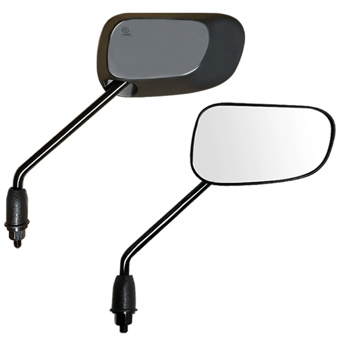 Electric car, universal genuine retroreflective rear view mirror