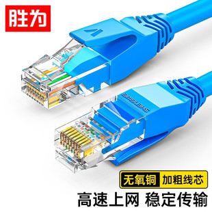 Shengwei Category 5E Ethernet Cable, 100m Pure Copper 1m Finished Patch Cord Lc-2010C Oxygen-Free Copper Core