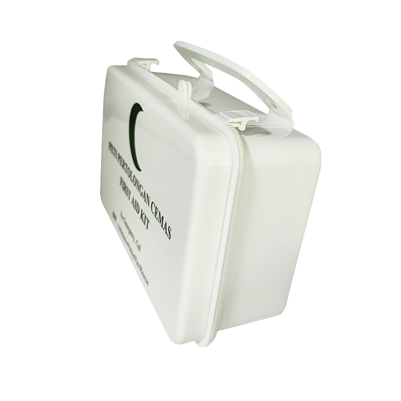 轻便可挂墙式PP小急救盒储物盒塑料医药箱可配急救配件家庭公司用