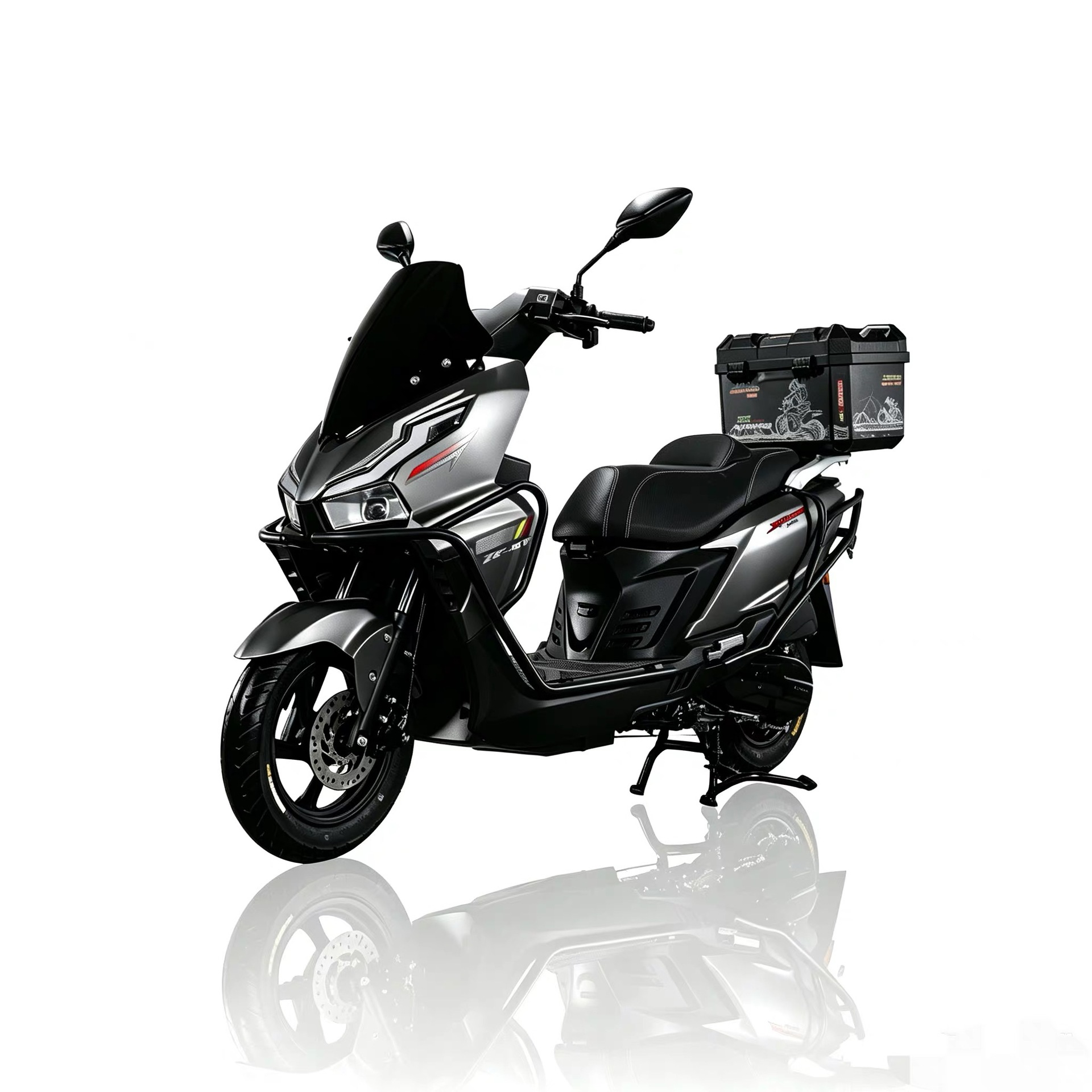New 125cc hybrid gasoline-electric scooter, new energy motorcycle, adult electric motorcycle
