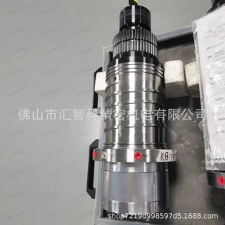 工厂加工电主轴18000rpm转速BT40皮带机械主轴加工定制高速铣床