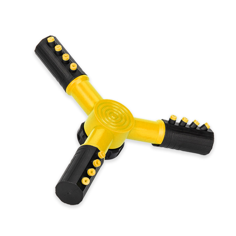 Jardinería césped agua rociador giratorio automático rociador de riego 4 puntos accesorios de riego de jardín