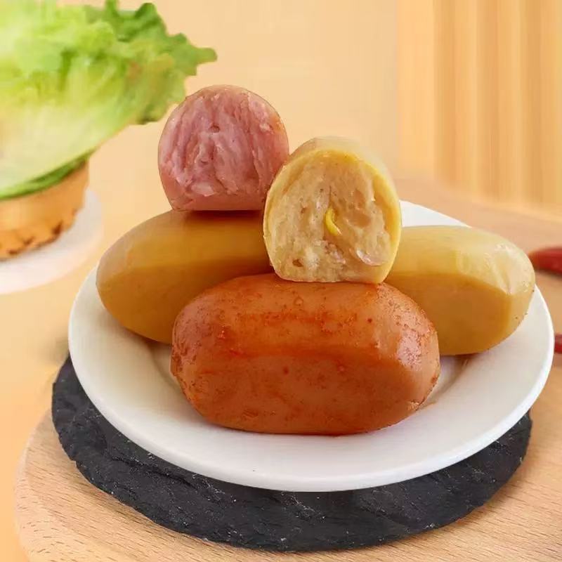 クリスピー骨入りソーセージ、ガーリックコーンスパイシーハムソーセージ、オフィスカジュアルスナック、すぐに食べられる袋入りスナック|undefined