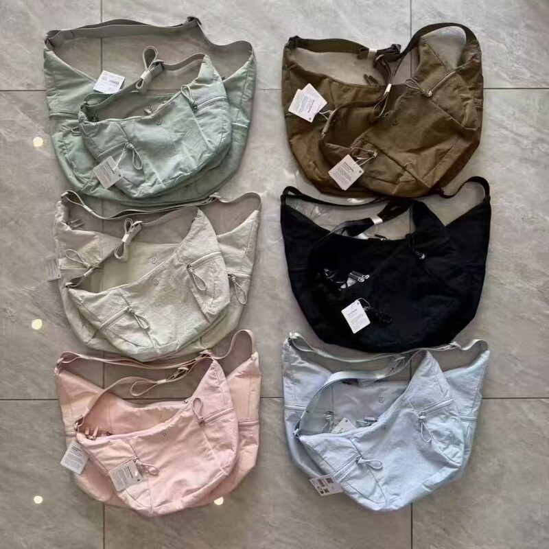 Lulul Croissant Bag New Slouchy 6L/13L Shoulder Crossbody Bag Dumpling Bag Outdoor Fitness Yoga Bag