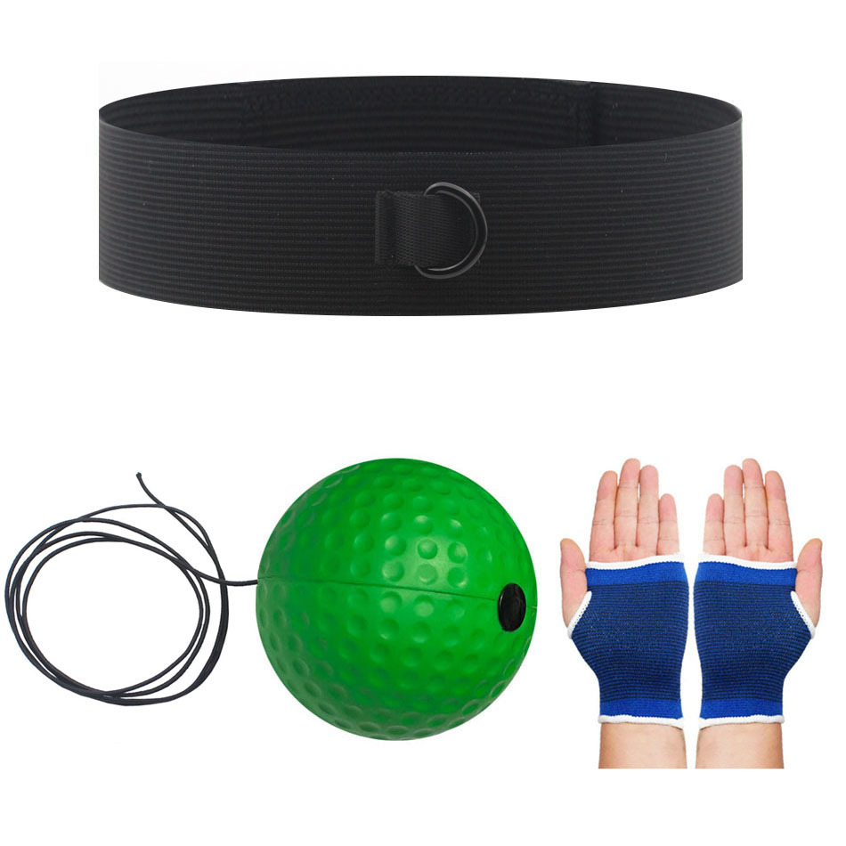 Bola de reacción de boxeo montada en la cabeza Descompresión Bola de fuga Bola de velocidad mágica Entrenamiento para adultos y niños Fitness Entretenimiento Inicio
